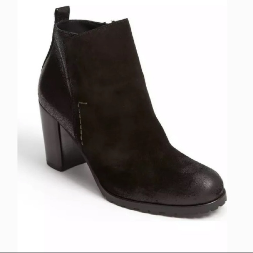 Paul Green suede and silver ankle booties